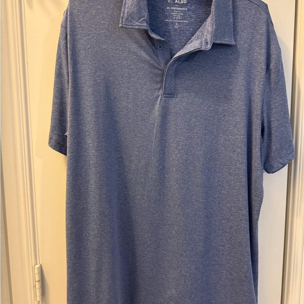 Algo Men's Blue Polo Shirt